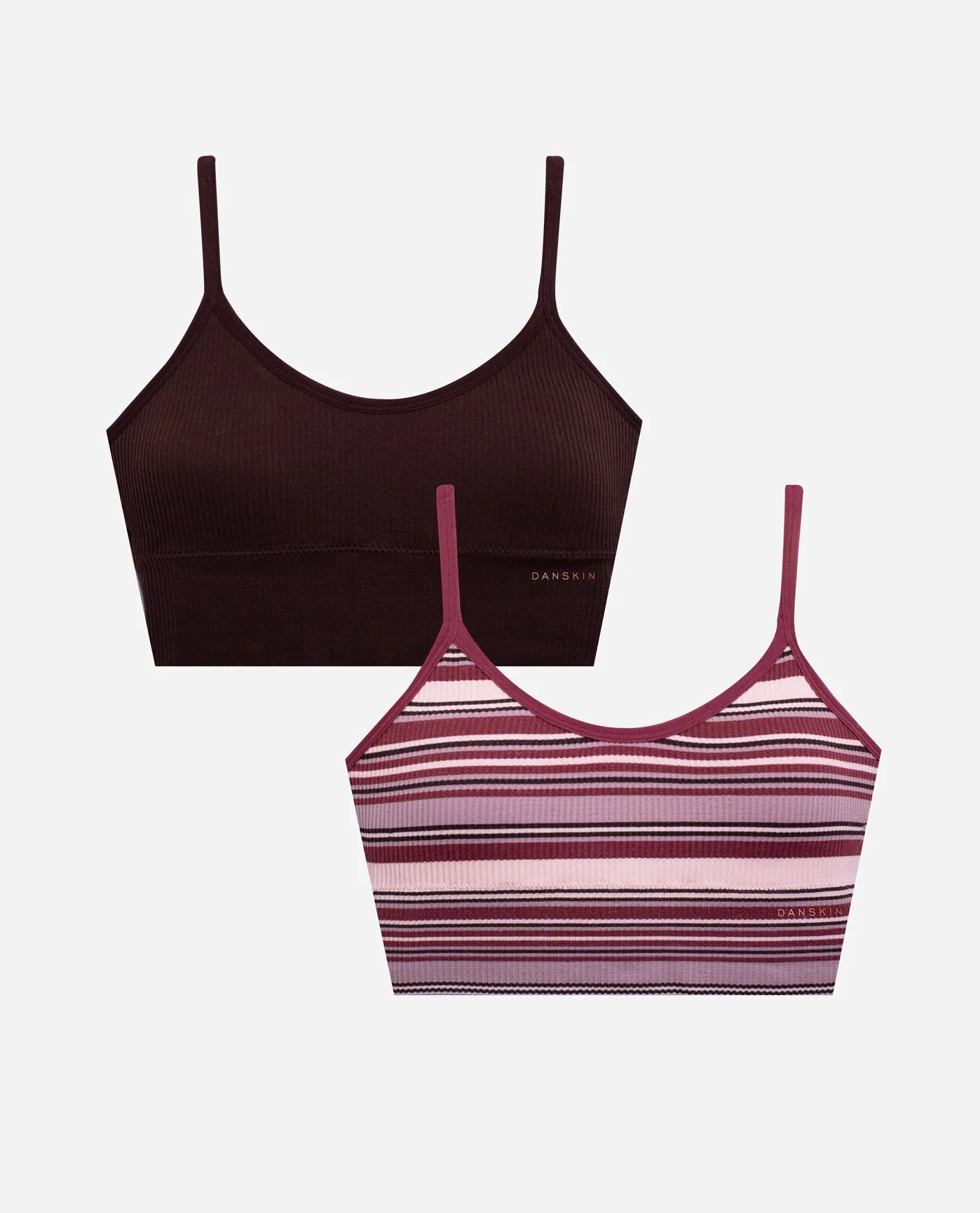 2-Pack Stripped Seamless Lounge Bra sold by Danskin product image thumbnail 2