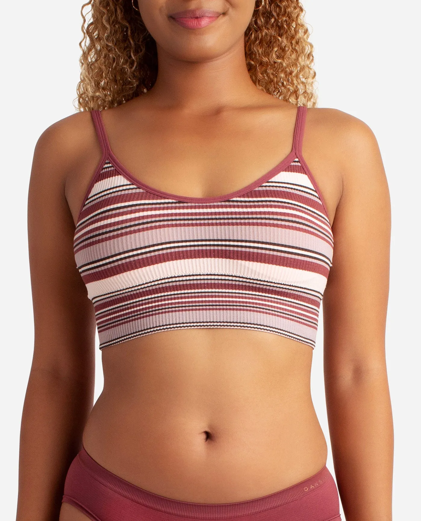 2-Pack Stripped Seamless Lounge Bra sold by Danskin