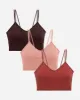 3-Pack Seamless Rib Longline with Bungee Pullover Bralette sold by Danskin