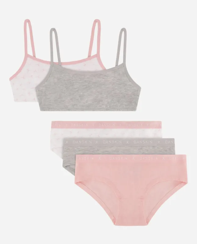Girls 5-Pack Bra and Underwear Set sold by Danskin