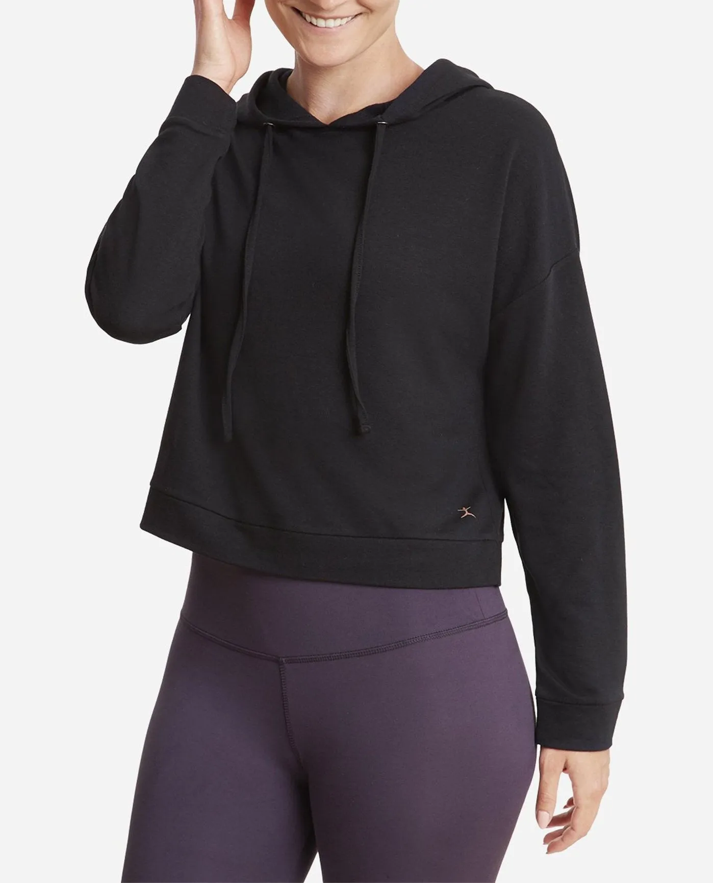 Cropped French Terry Hoodie sold by Danskin product image thumbnail 5