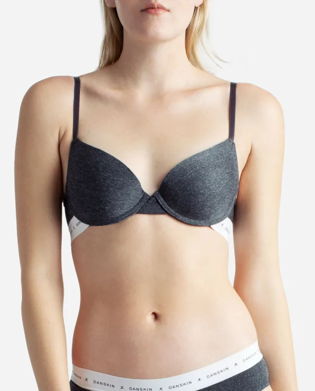 2-Pack Push Up Bra With Danskin Logo Elastic Band sold by Danskin