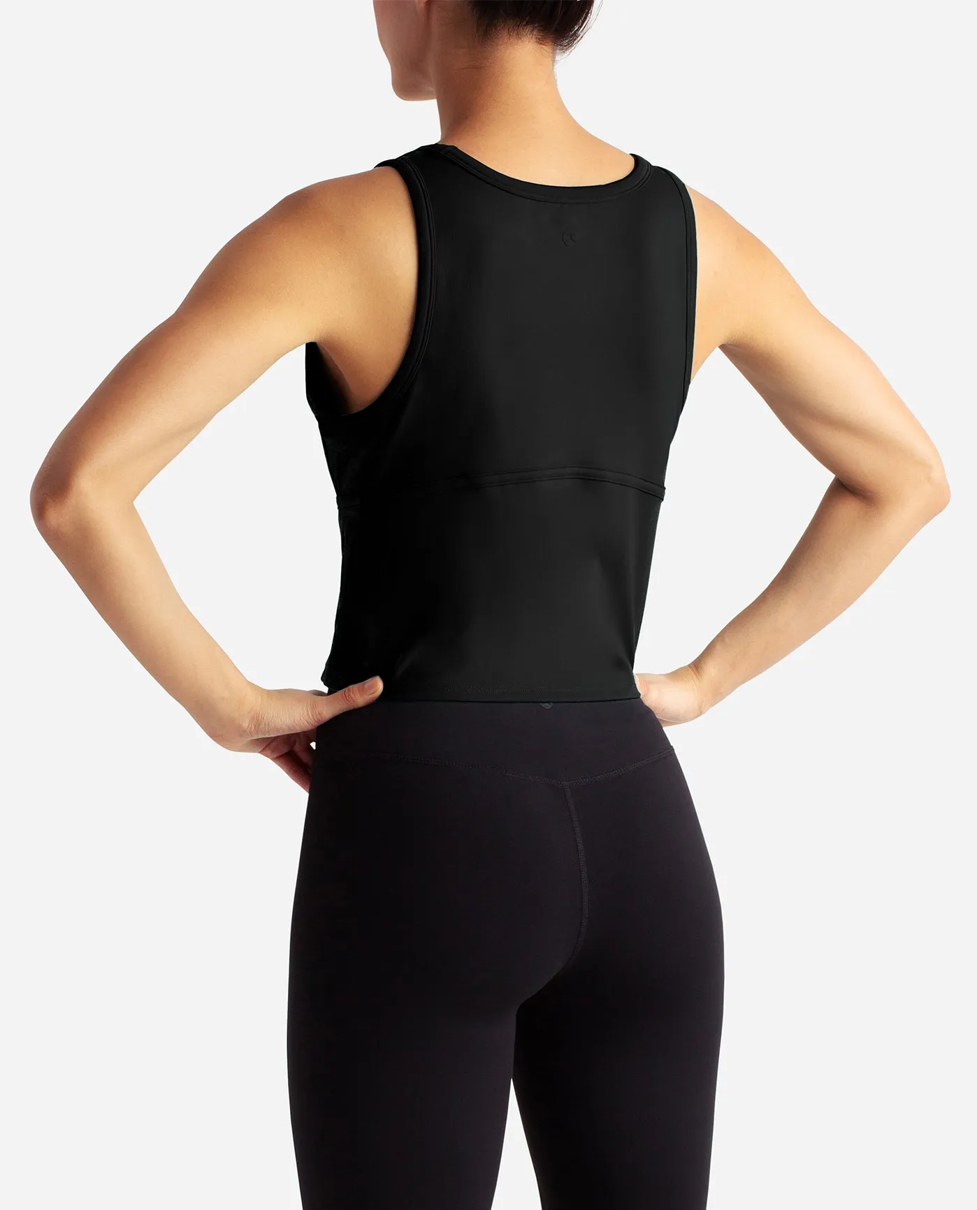 Cropped Corset Tank sold by Danskin product image thumbnail 2