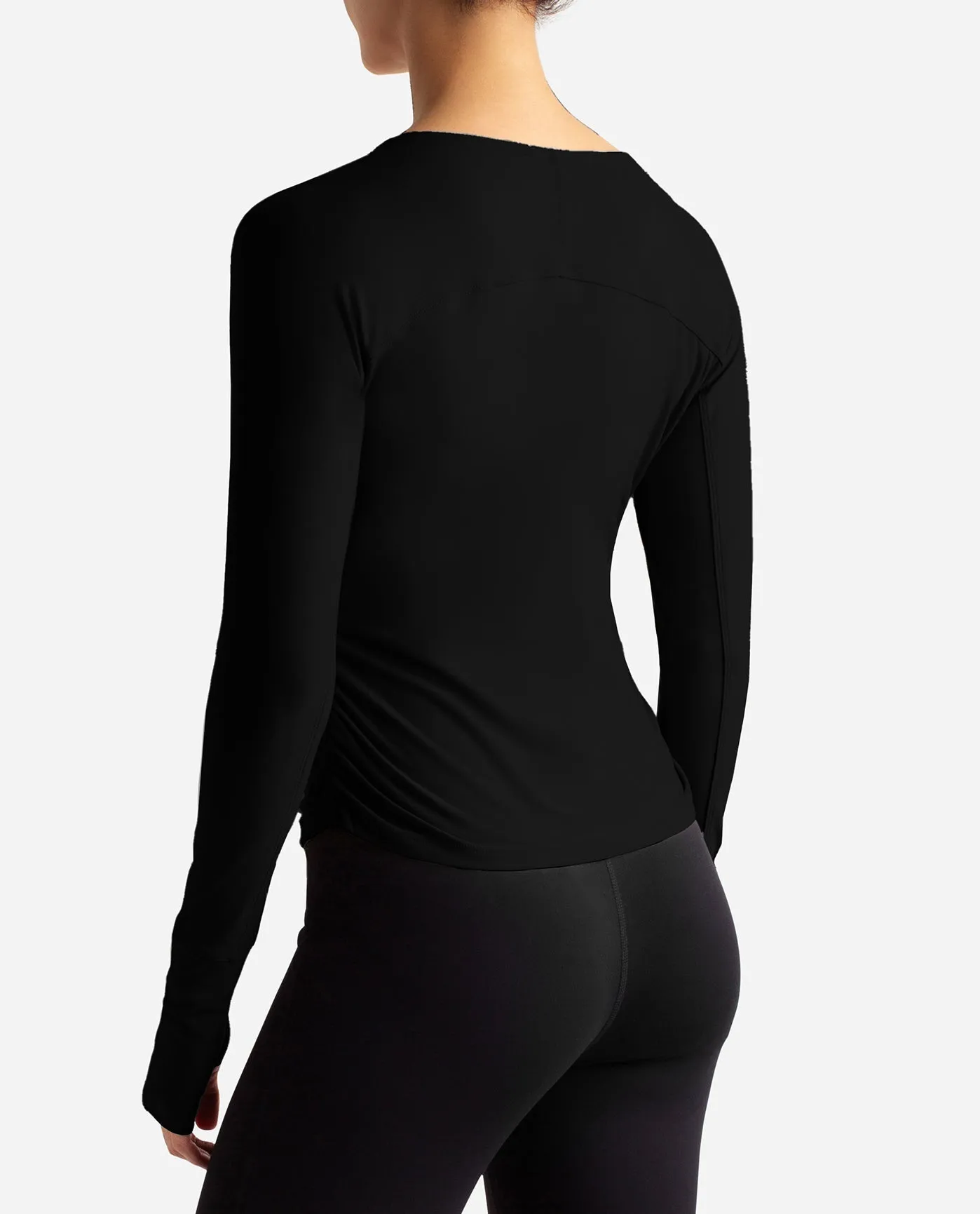 Barre Wrap Long Sleeve Top sold by Danskin product image thumbnail 5