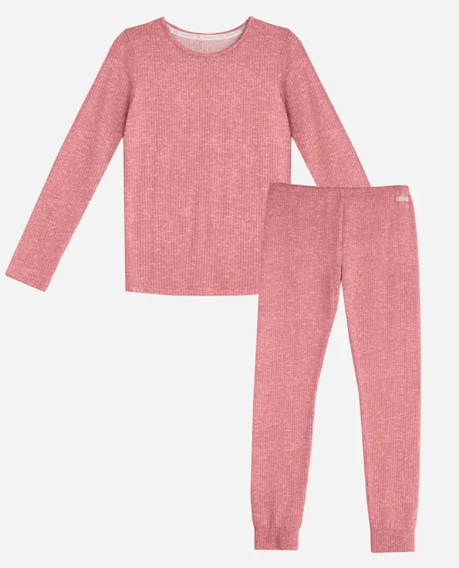 Girls Ribbed Hacci Layering Set sold by Danskin