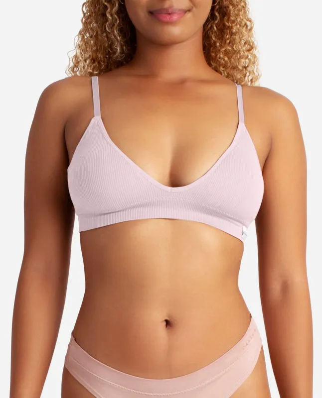 3-Pack Recycled Seamless Ribbed Bralette sold by Danskin