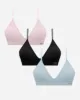 3-Pack Recycled Seamless Ribbed Bralette sold by Danskin