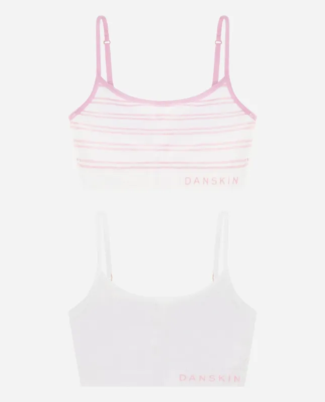 Girls 2-Pack Seamless Scoop Bralette sold by Danskin