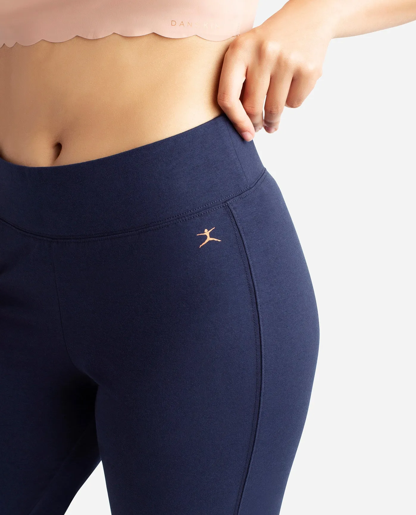 Midnight Navy Essentials Yoga Crop Pant sold by Danskin product image thumbnail 2