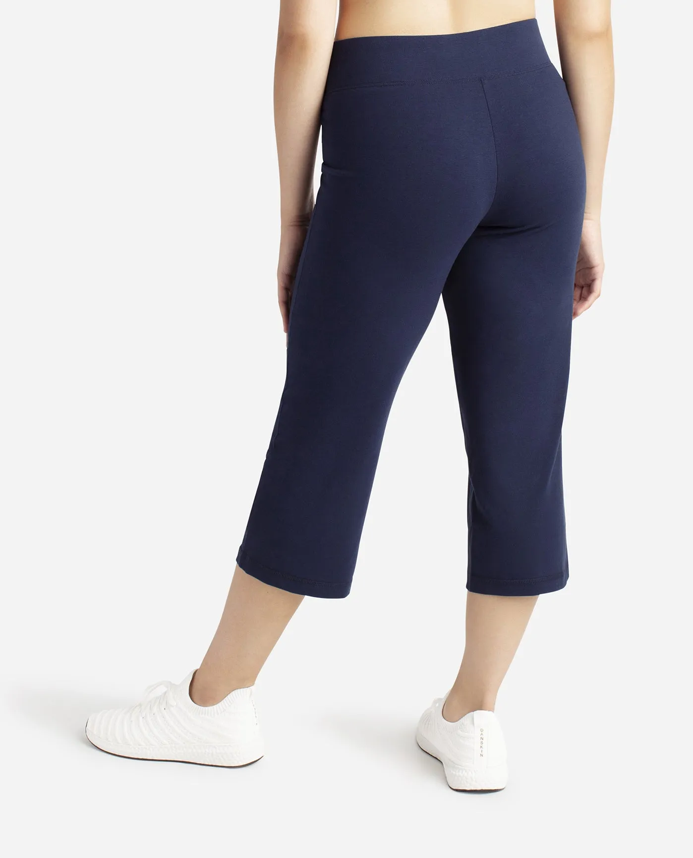 Midnight Navy Essentials Yoga Crop Pant sold by Danskin product image thumbnail 3