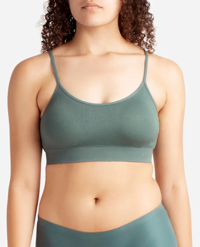3-Pack Seamless Ribbed Bralette With Scallop Edge sold by Danskin