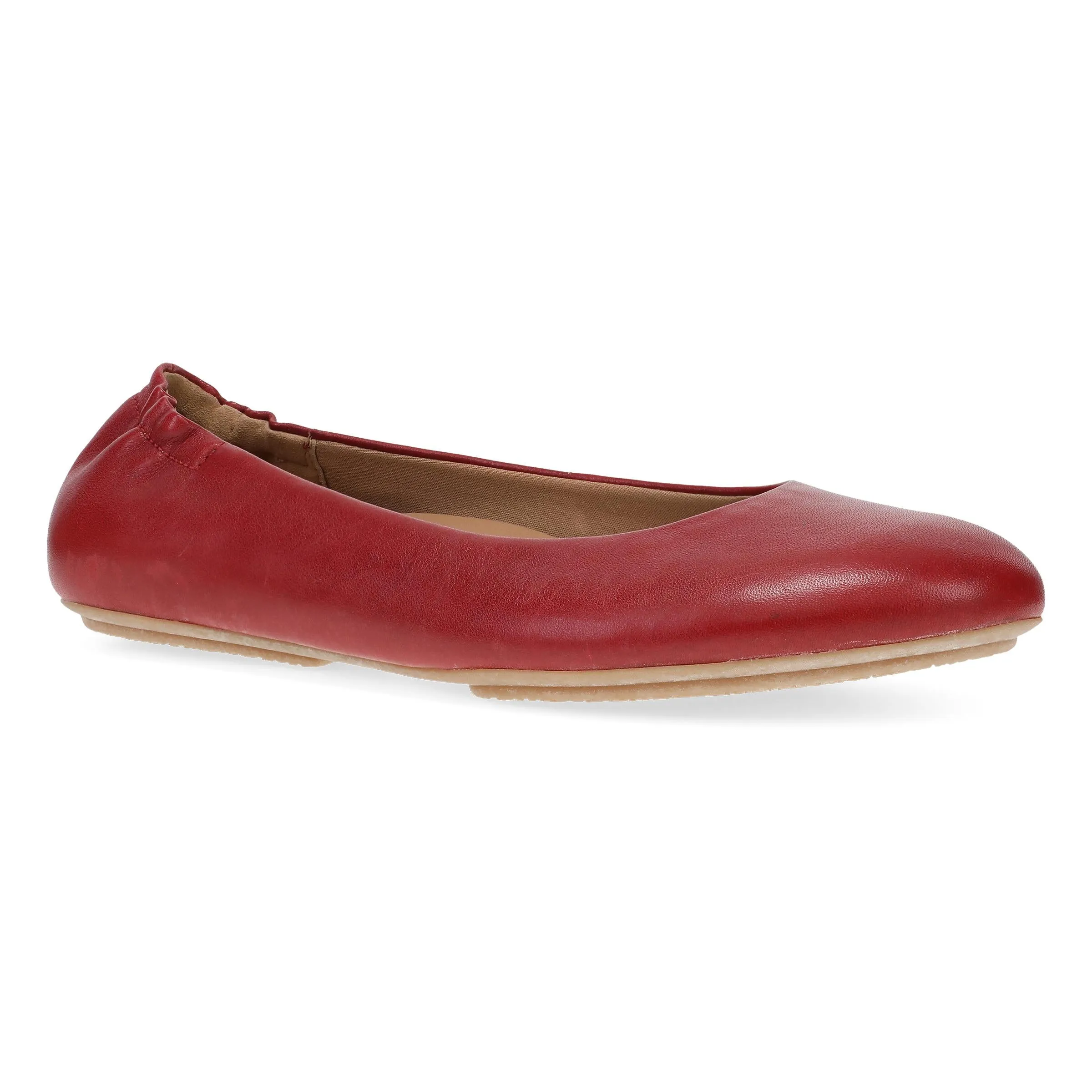 Mollie Red Nappa sold by Dansko