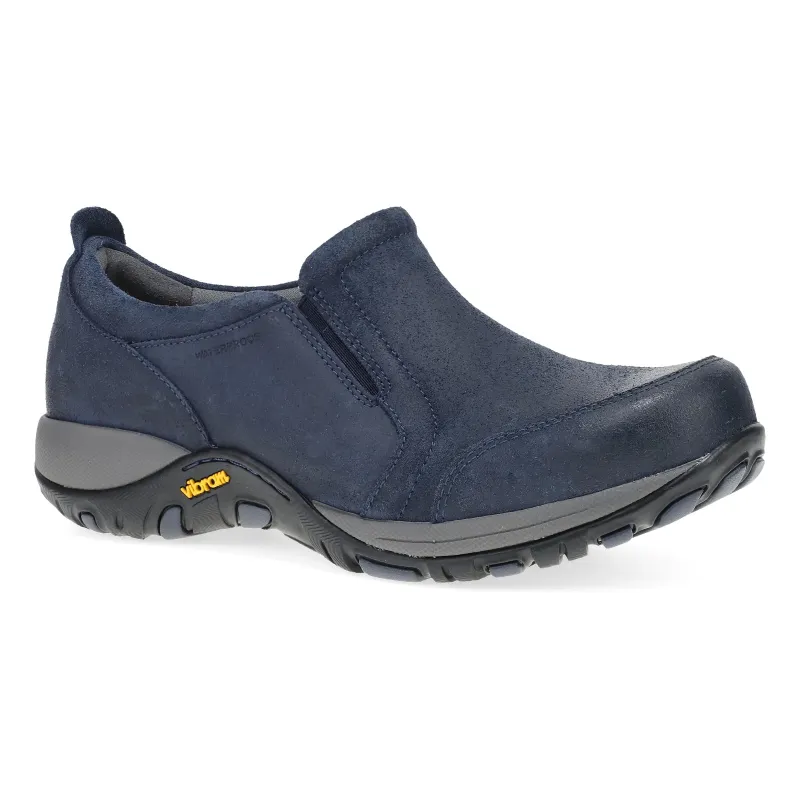 Pippy Navy Waterproof Suede made by Dansko