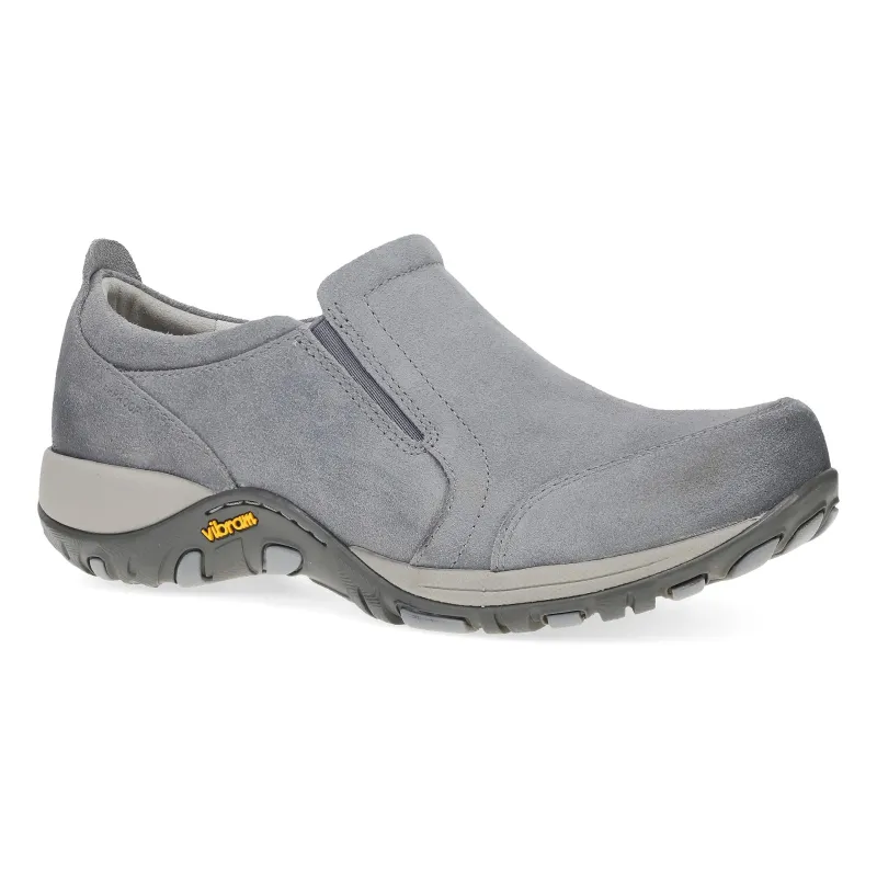 Pippy Grey Waterproof Burnished Suede made by Dansko