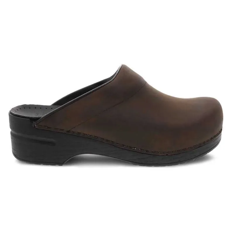 Personalized Karl Antique Brown/Black made by Dansko