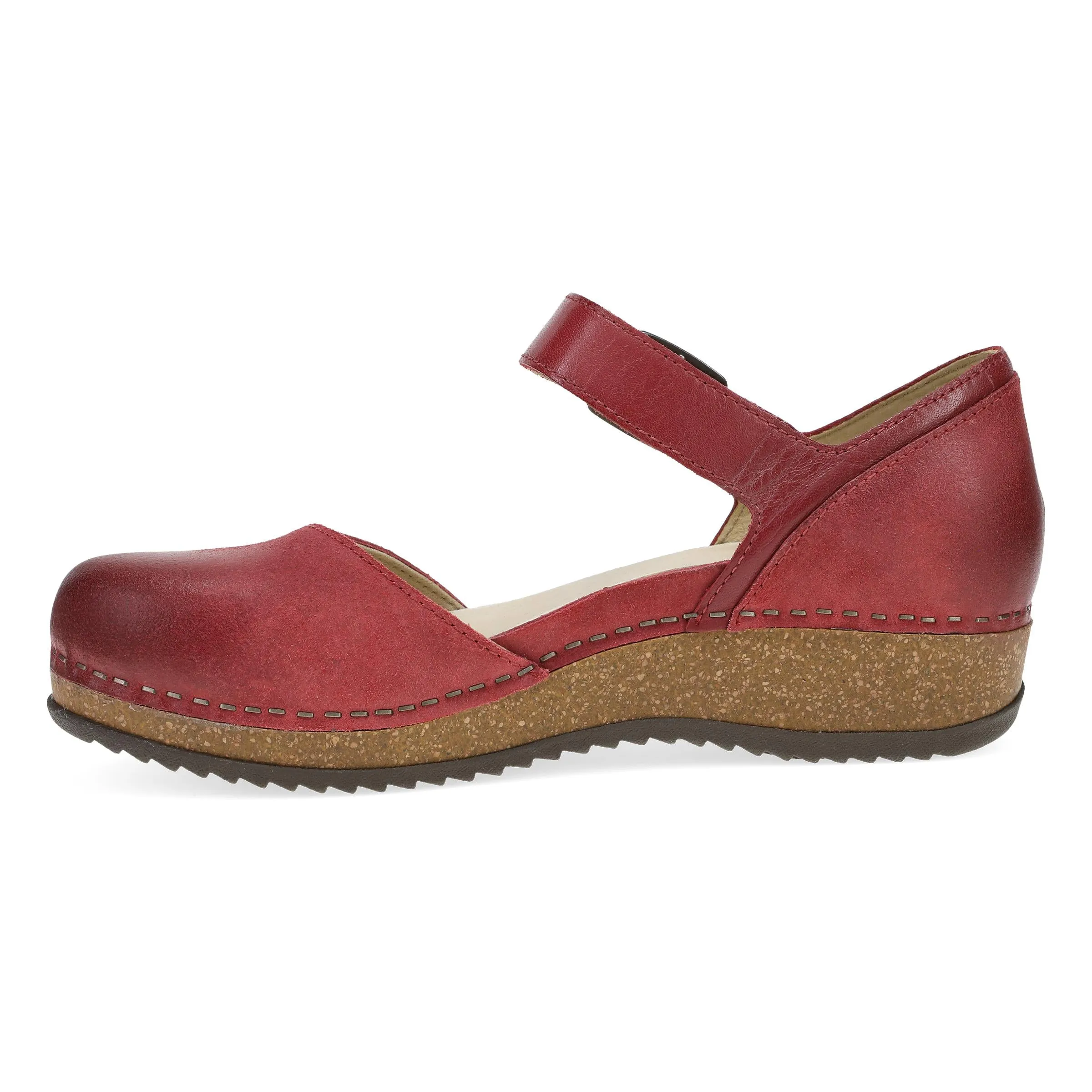 Mae Red Burnished Suede sold by Dansko product image thumbnail 3