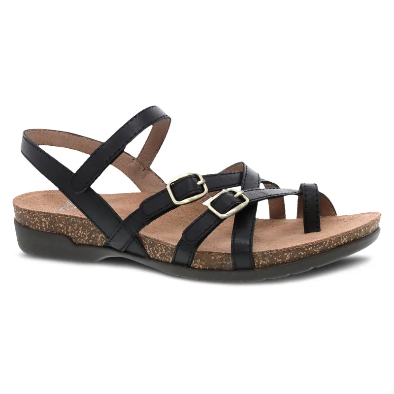 Roslyn Black Waxy Burnished made by Dansko
