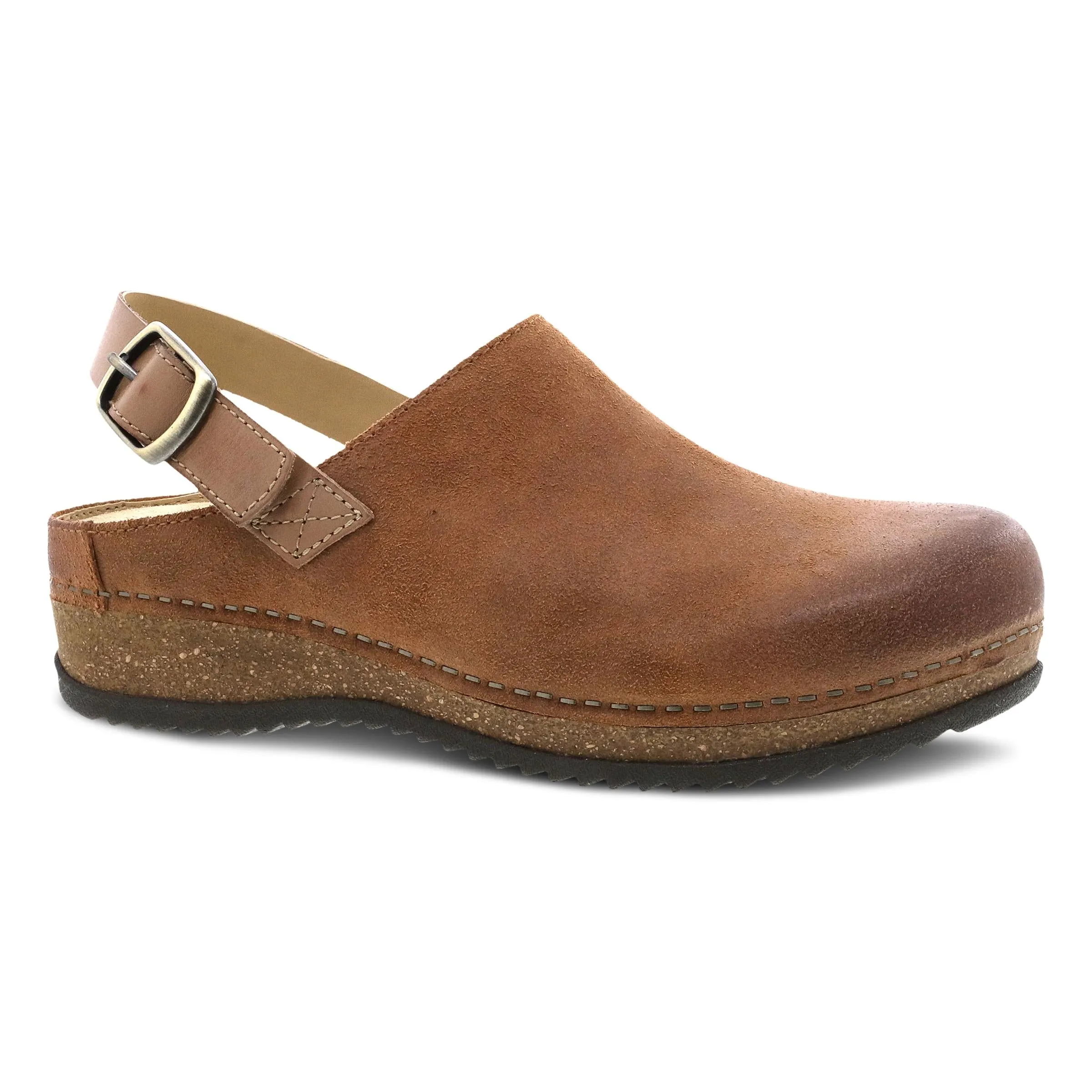 Merrin Tan Burnished Suede sold by Dansko