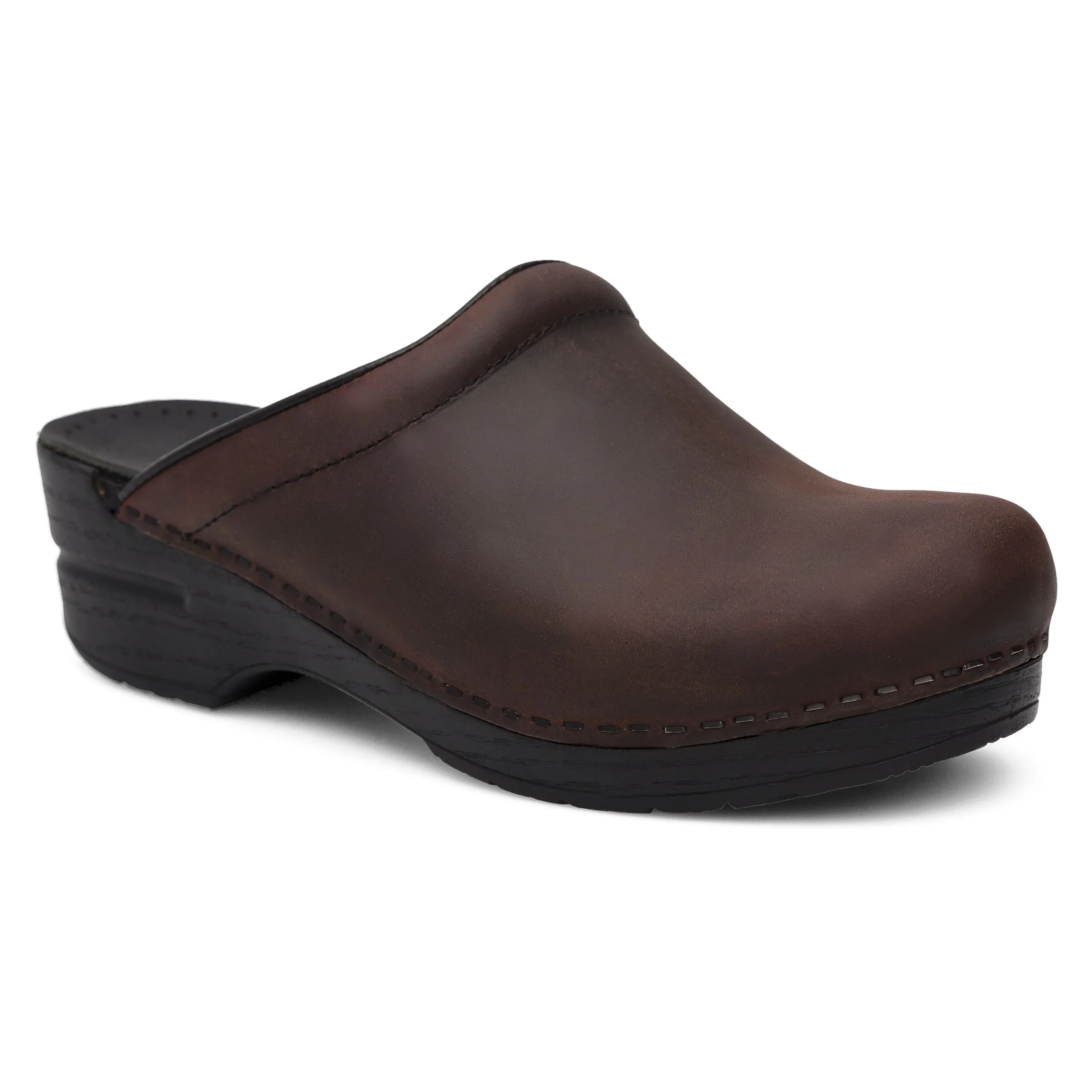 Sonja Antique Brown/Black sold by Dansko