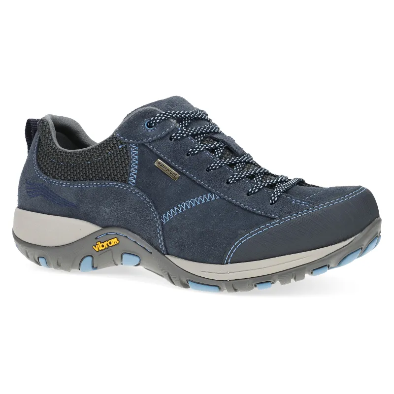 Paisley Wide Navy Waterproof made by Dansko