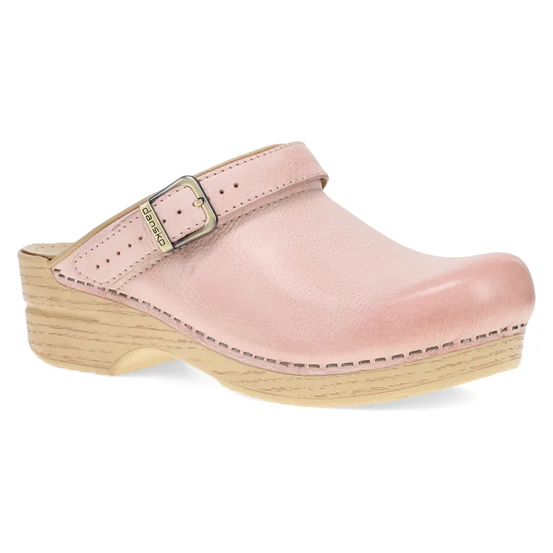 Ingrid Pink Milled made by Dansko