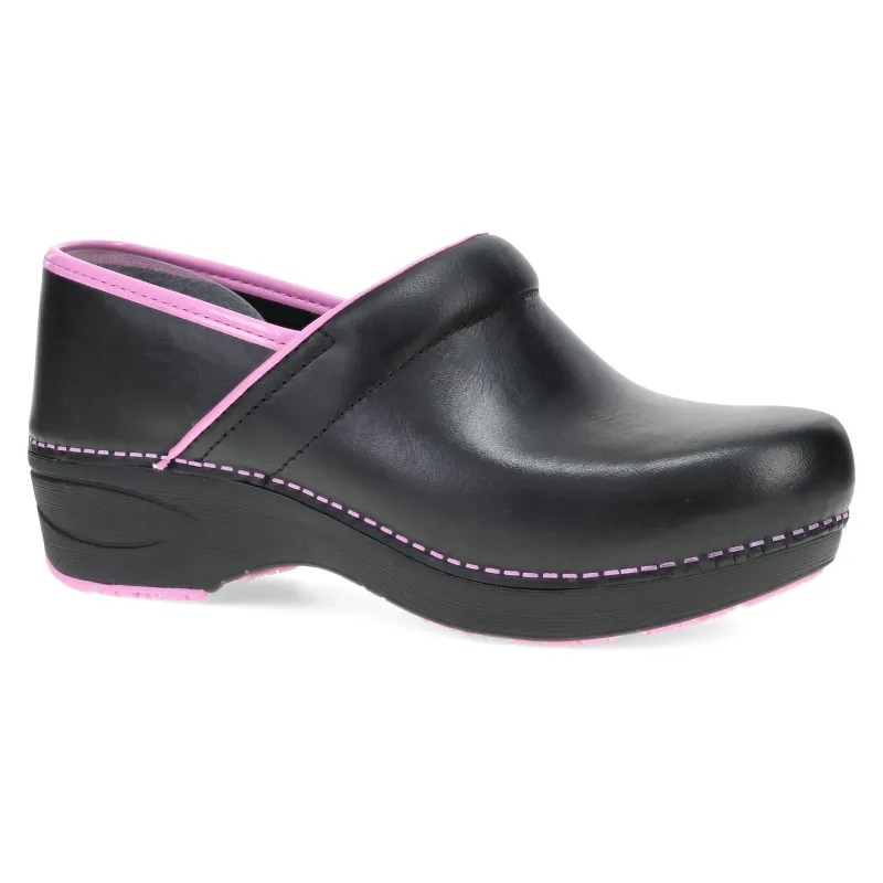 XP 2.0 Black/Pink Leather made by Dansko