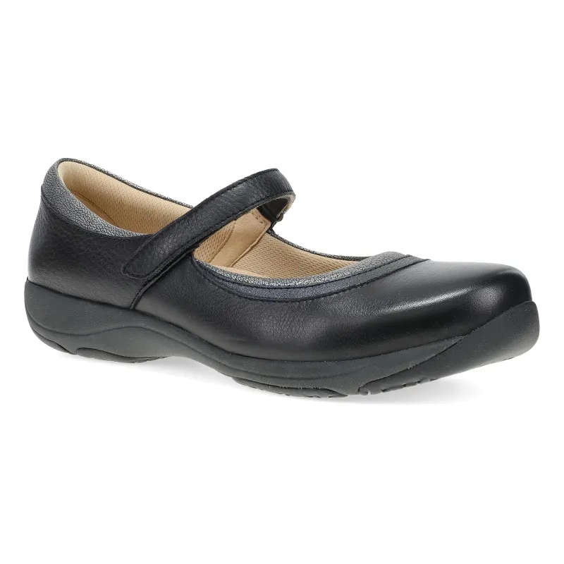 Stacy 2.0 Black Leather made by Dansko