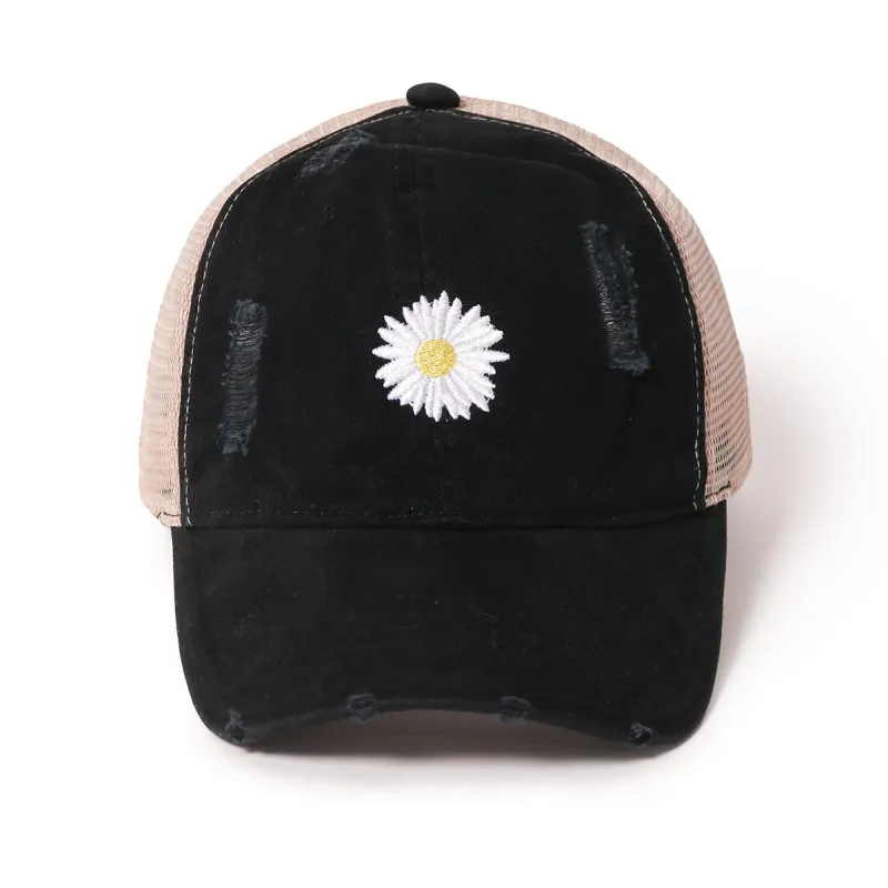 Daisy Ponyflo® Mesh Back Baseball Cap sold by David and Young