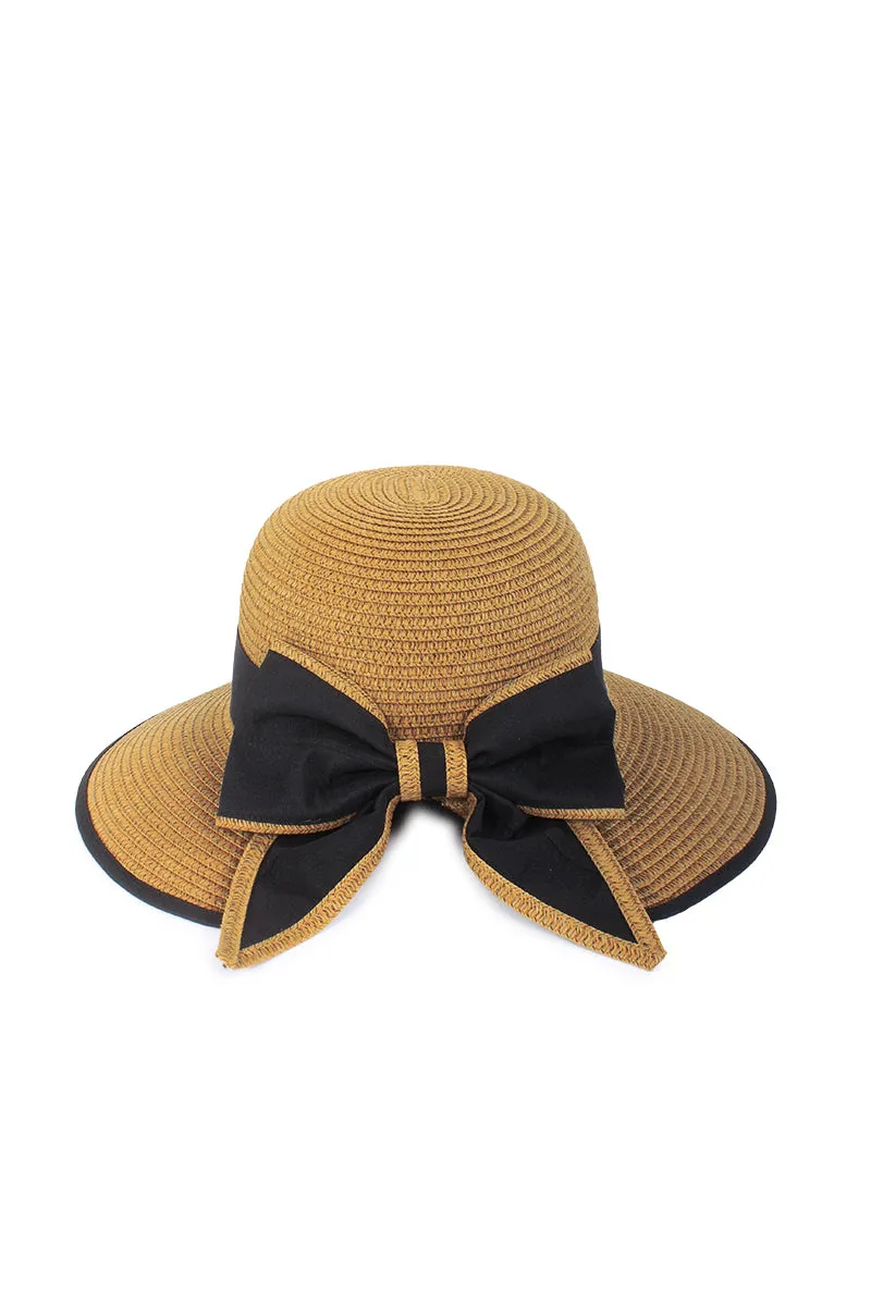 Straw Bucket with Large Bow sold by David and Young product image thumbnail 4