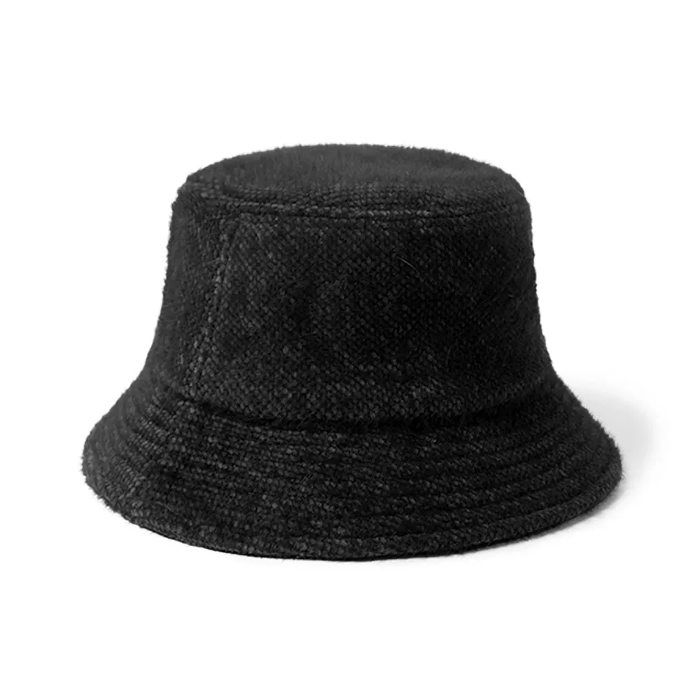 SUPER SOFT FEATHER YARN BUCKET HAT-FWBU3197 sold by David and Young product image thumbnail 2