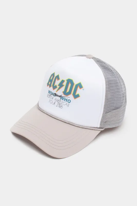 AC/DC Mesh Back Cap - FWCAPM503AC made by David and Young