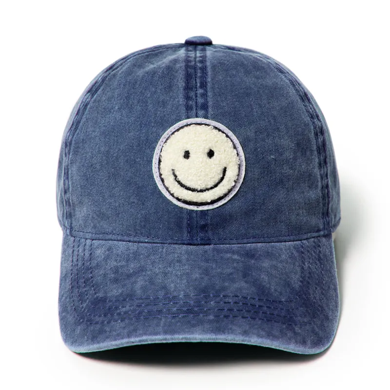 Smile Chenille Patch Baseball Cap sold by David and Young