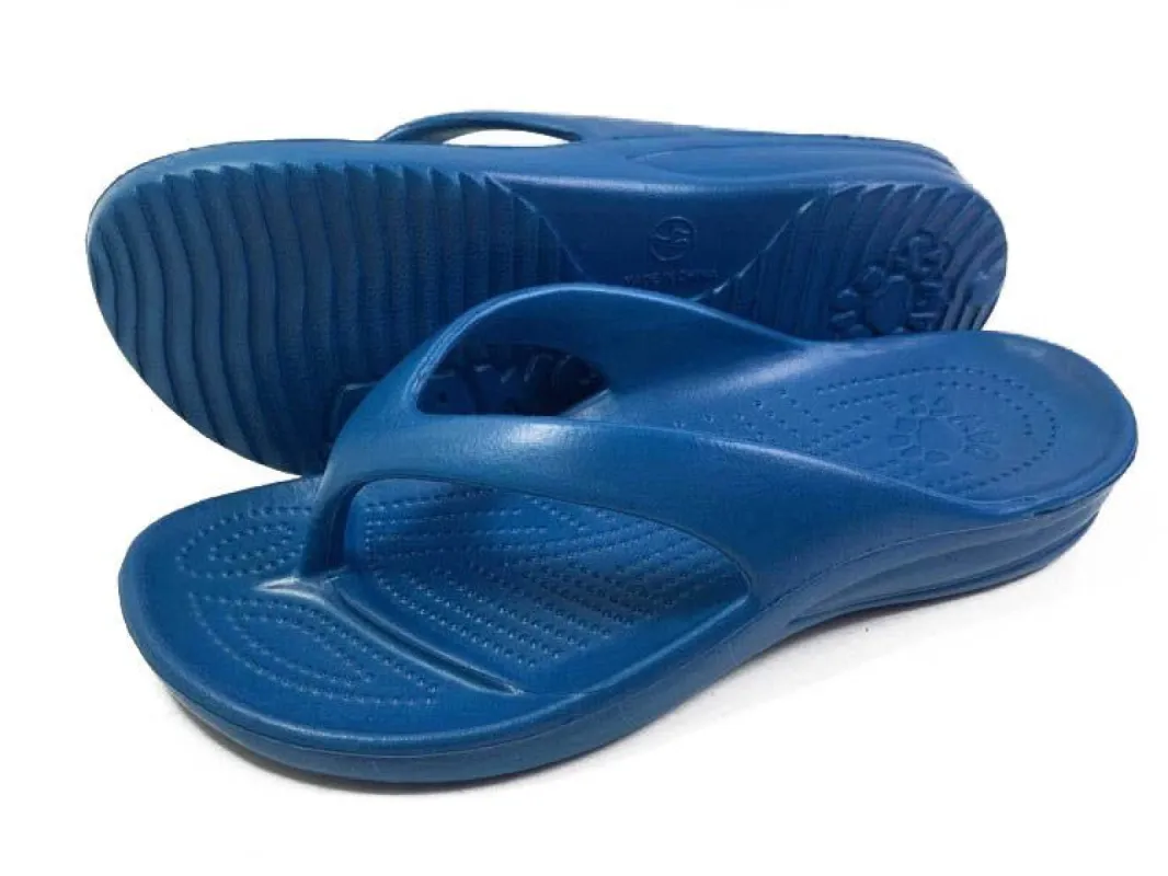 Women's Flip Flops - Ocean Blue sold by Dawgs