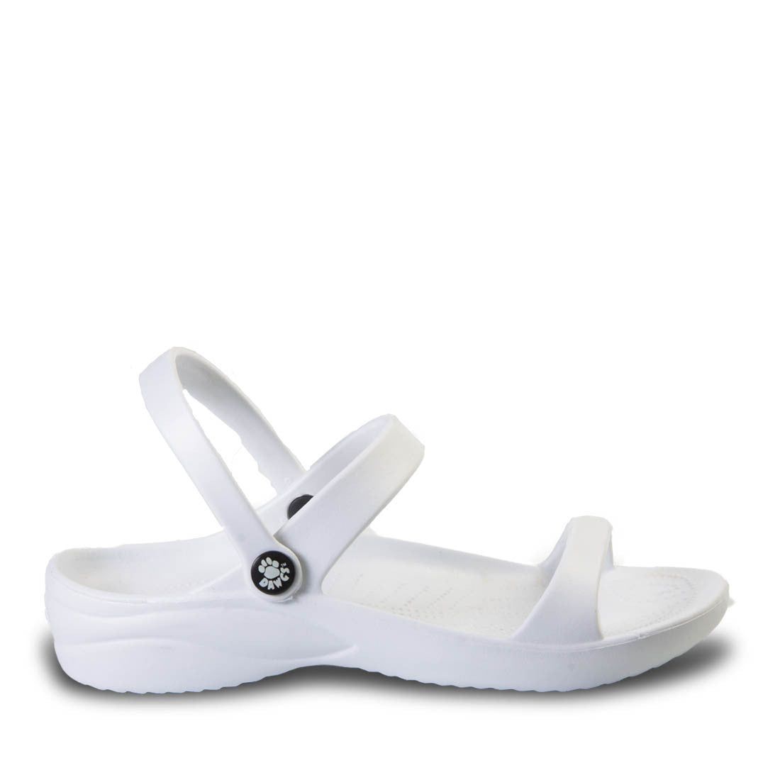 Women's 3-Strap Sandals - White sold by Dawgs