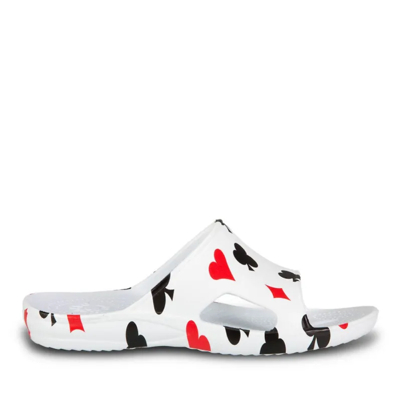 Men's Slides - Hearts, Diamonds, Spades, Clubs sold by Dawgs