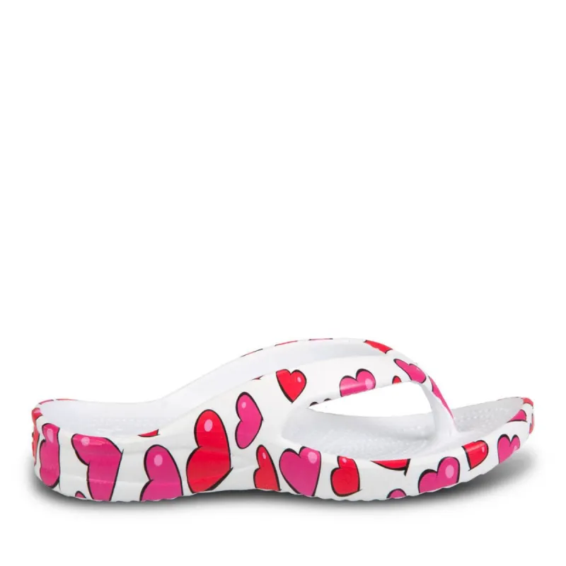 Kids' Flip Flops - Hearts sold by Dawgs