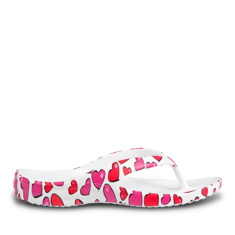 Women's Flip Flops - Hearts sold by Dawgs