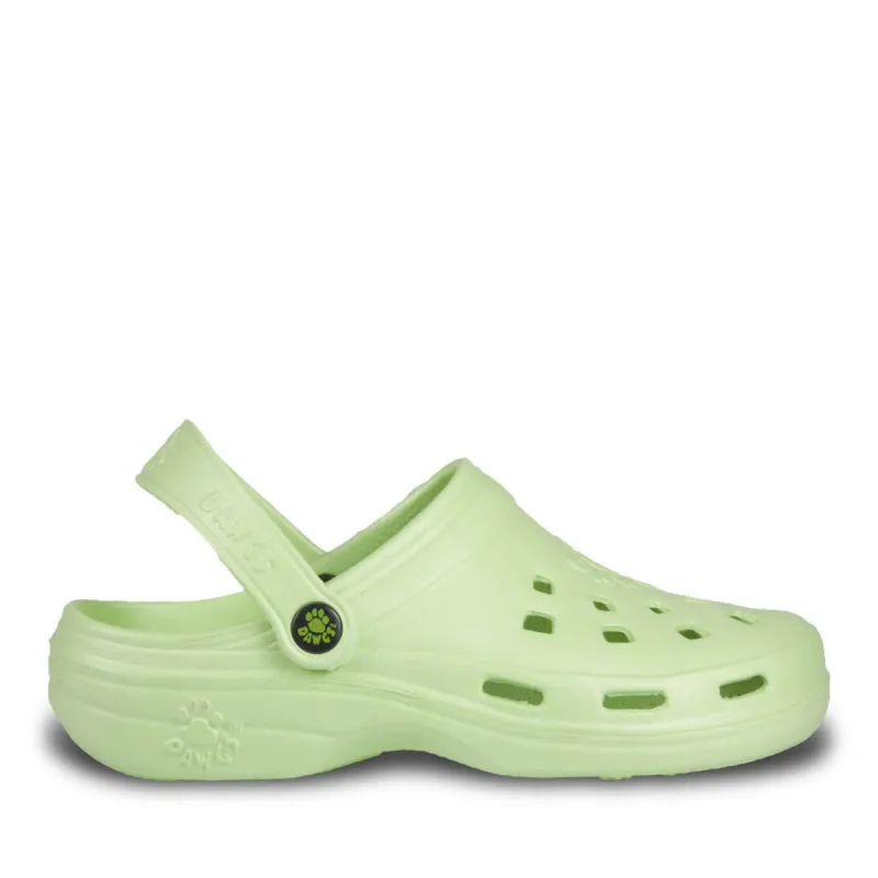 Women's Beach Dawgs Clogs - Lime Green sold by Dawgs
