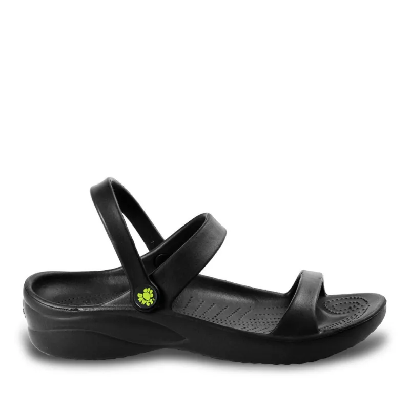 Women's 3-Strap Sandals - Black sold by Dawgs