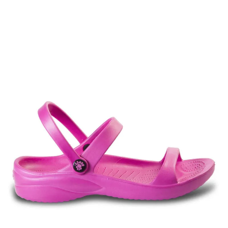 Women's 3-Strap Sandals - Hot Pink sold by Dawgs