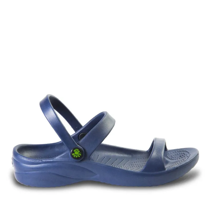 Women's 3-Strap Sandals - Navy sold by Dawgs