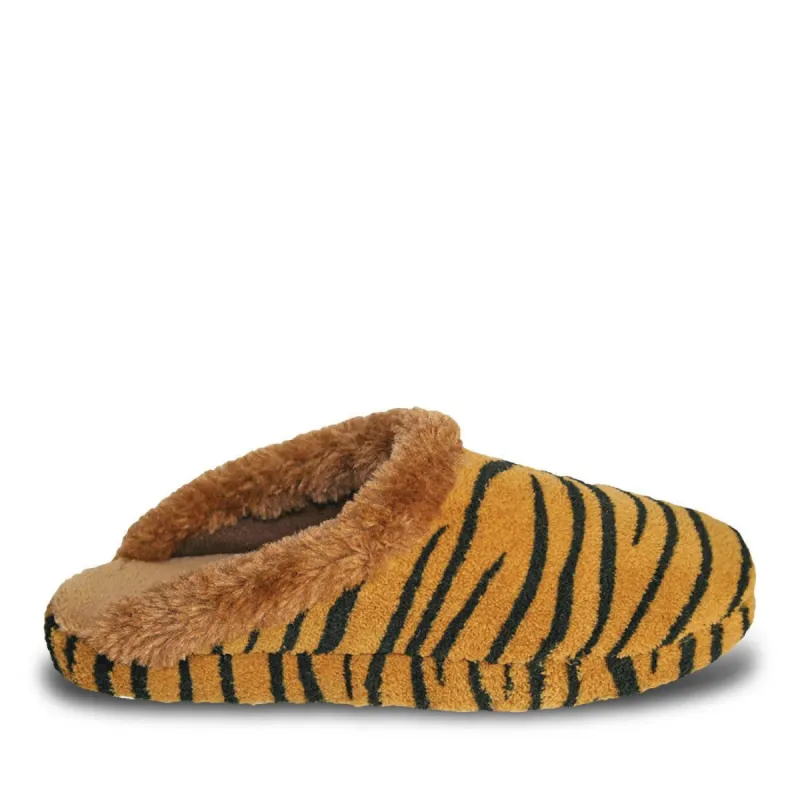 Women's Foam Slide Scuffs - Tiger sold by Dawgs