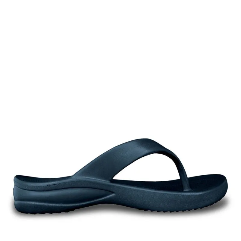 Women's Flip Flops - Navy sold by Dawgs