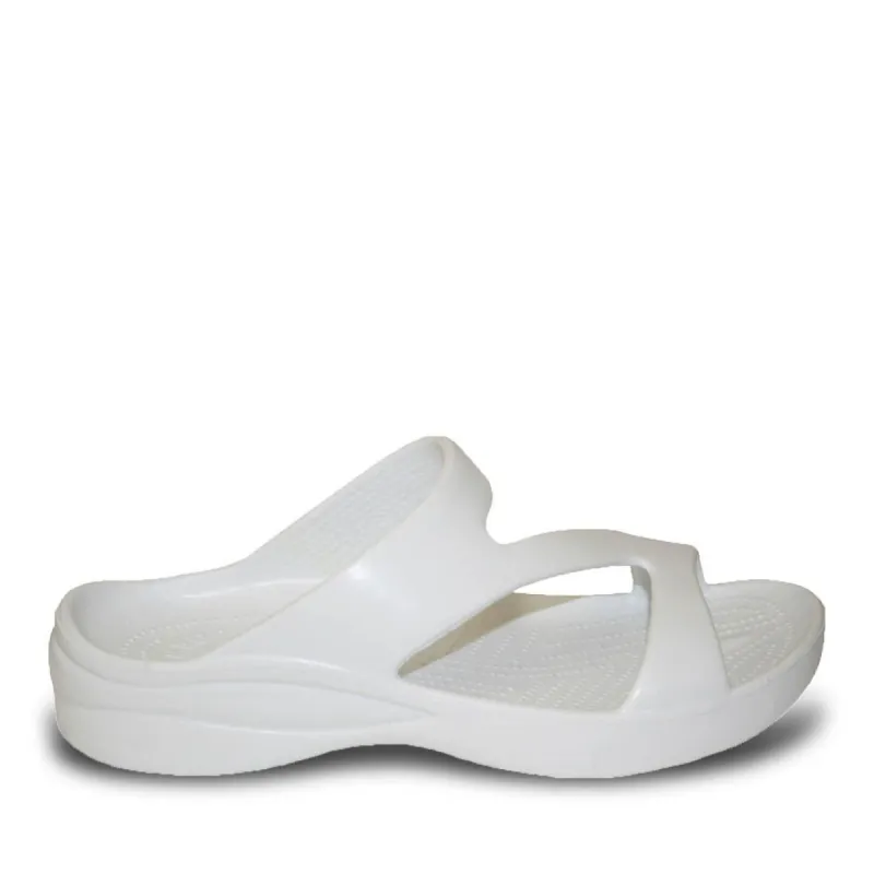 Women's Z Sandals - White sold by Dawgs