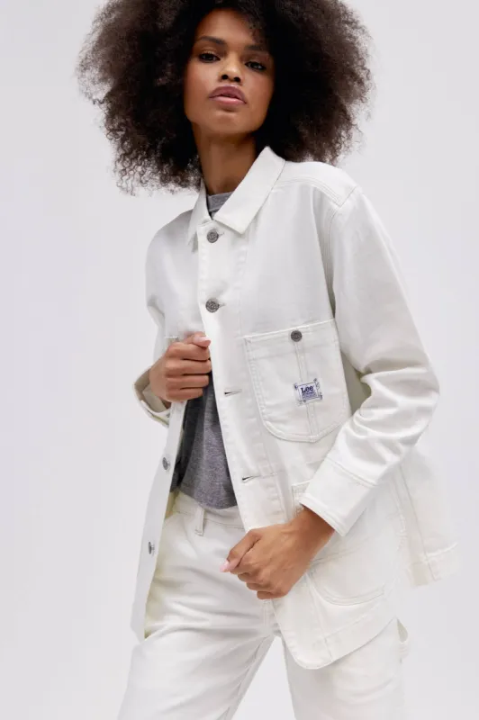 Lee x Daydreamer Chore Jacket in Ecru made by Daydreamer