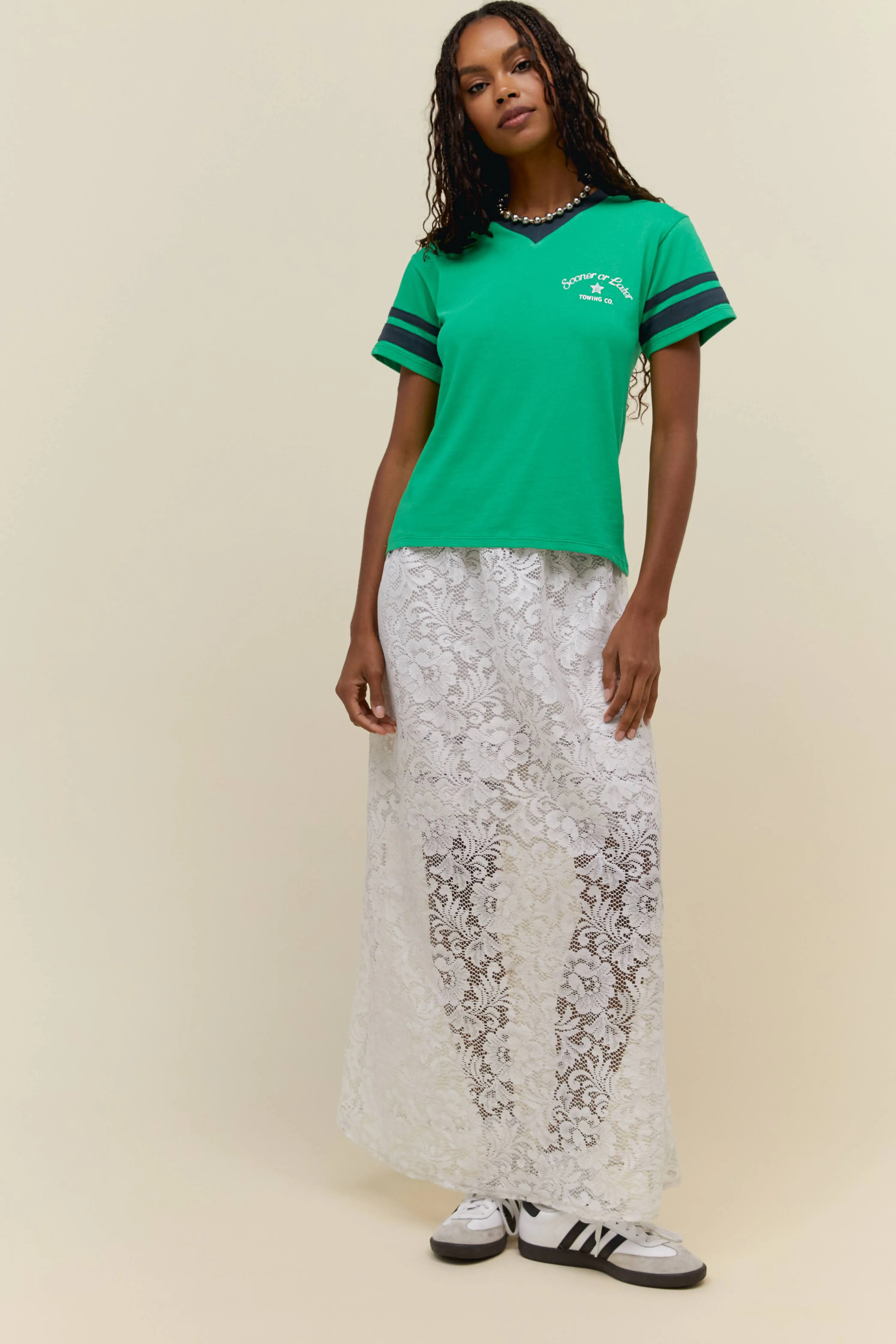 Sooner Or Later Sporty Tee sold by Daydreamer product image thumbnail 4