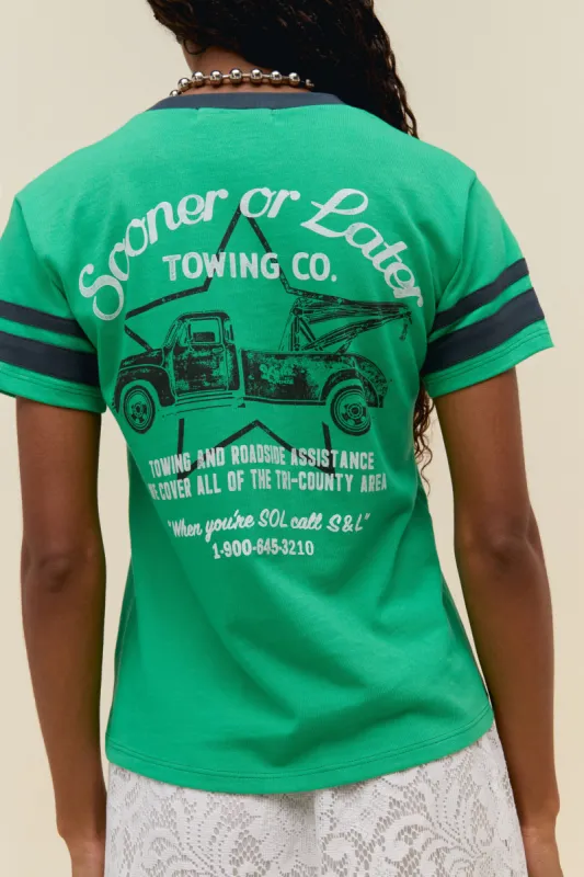 Sooner Or Later Sporty Tee sold by Daydreamer