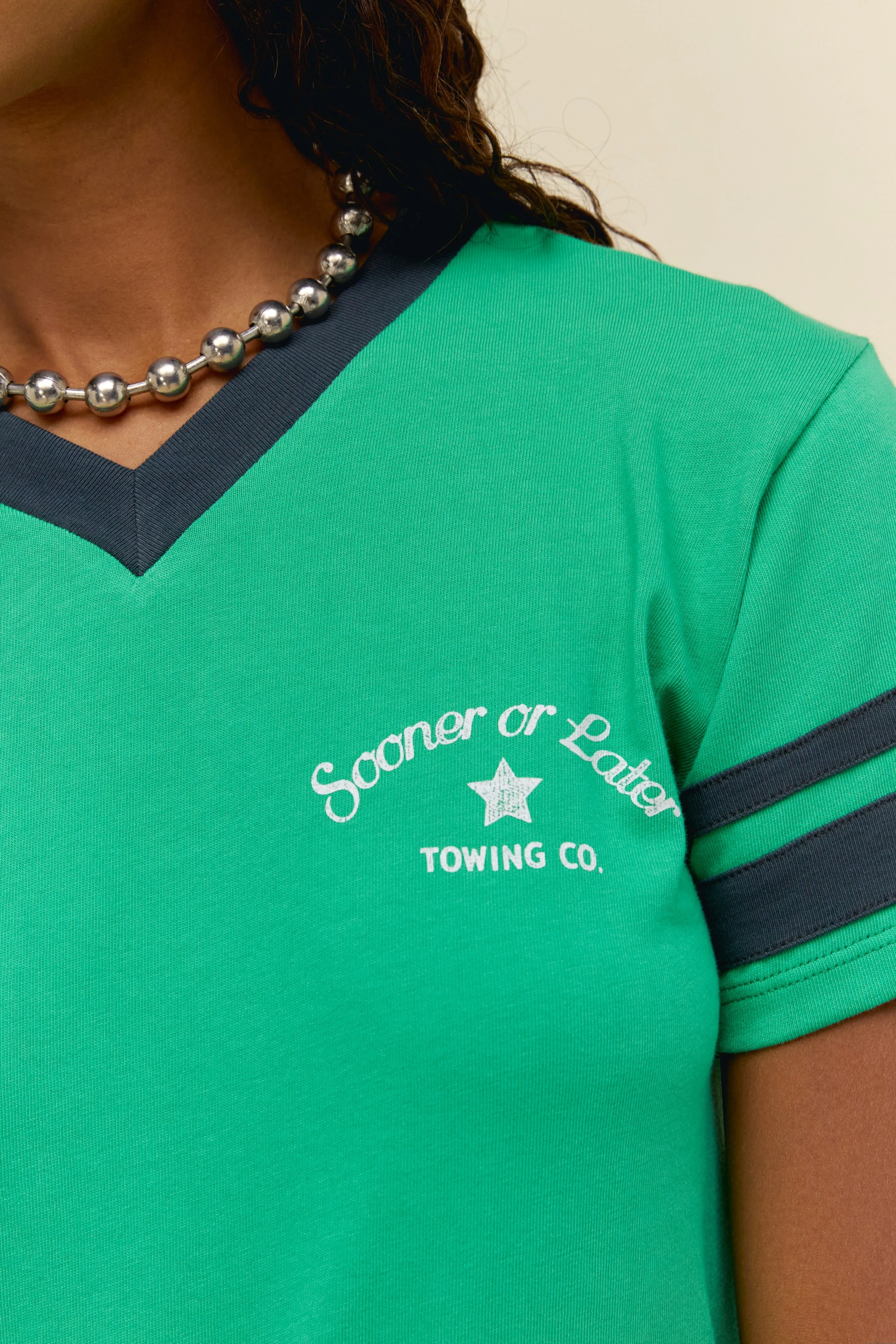 Sooner Or Later Sporty Tee sold by Daydreamer product image thumbnail 3