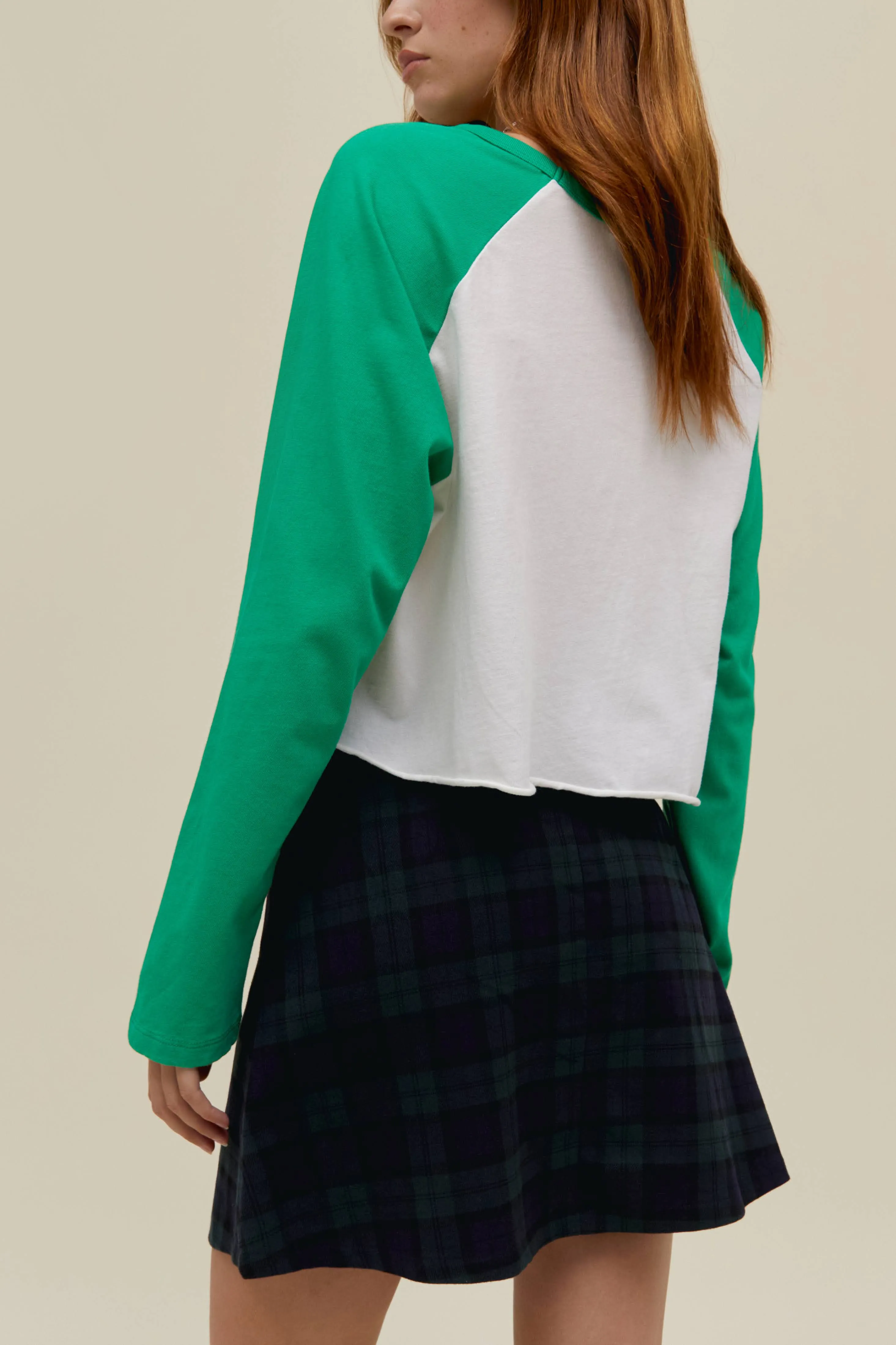 Nirvana Nevermind Crop Long Sleeve Raglan sold by Daydreamer product image thumbnail 3