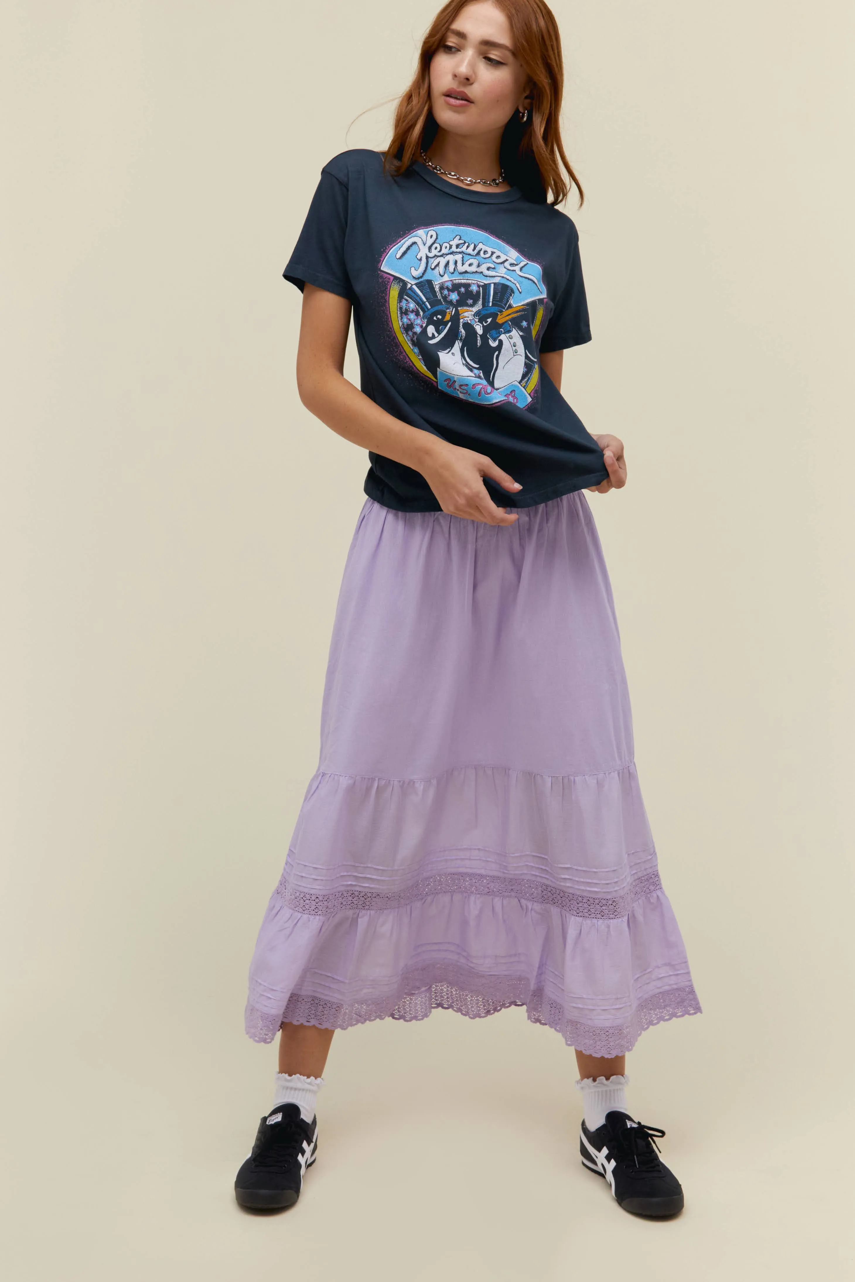 Fleetwood Mac US Tour 78 Ringer Tee in Vintage Black sold by Daydreamer product image thumbnail 4